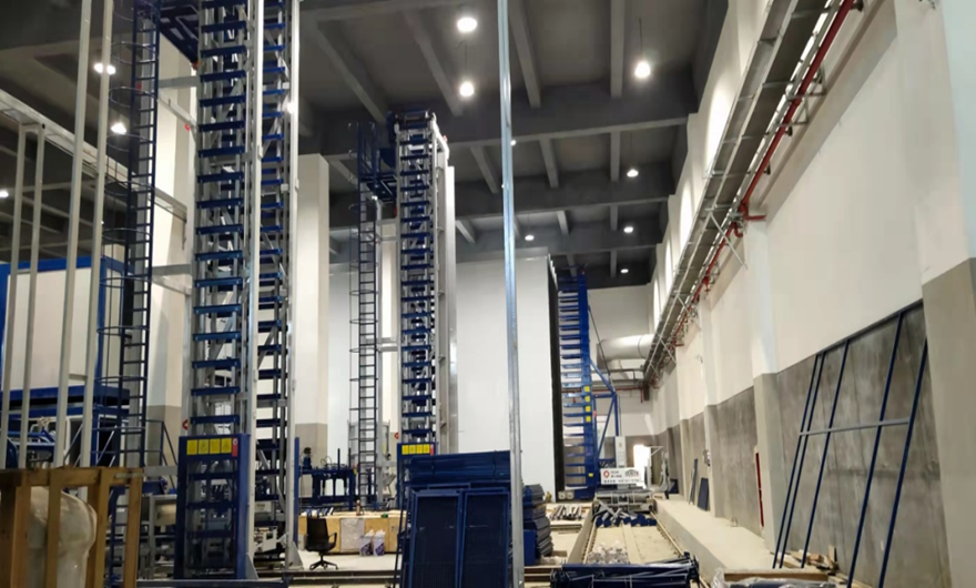 项目现场|线上赌博app股份ZN1200S全自动砌块成型机生产线于华东已经进入安装阶段